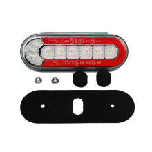 LAMPA LED TYŁ OWALNA Z KIERUNKOWSKAZEM 5-FUNKCYJNA 12/24V 275x95mm-102982