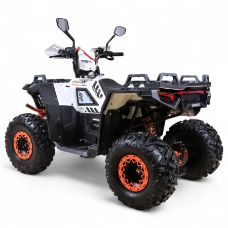 QUAD ASIX GRIZZLY 125 8 1+1 BIAŁO-POMARAŃCZOWY