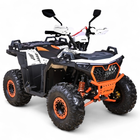QUAD ASIX GRIZZLY 125 8 1+1 BIAŁO-POMARAŃCZOWY